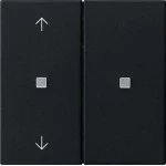 Gira 5108005 RF Multi Bedienaufsatz 2fach mit Pfeilsymbolen für KNX zur Steuerung von System 3000 Einsätzen 