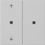 Gira 5108015 RF Multi Bedienaufsatz 2-fach mit Pfeilsymbolen für KNX zur Steuerung von System 3000 Einsätzen 