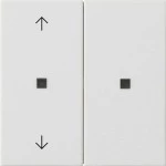 Gira 510827 RF Multi Bedienaufsatz 2-fach mit Pfeilsymbolen für KNX zur Steuerung von System 3000 Einsätzen 