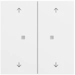 Gira 510872 Multi Bedienaufsatz 2-fach mit Pfeilsymbolen für KNX, kompatibel mit System 70 Programmübergreifend 