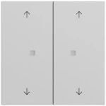 Gira 510876 Multi Bedienaufsatz 2fach mit Pfeilsymbolen für KNX zur Steuerung von System 3000 Einsätzen und entfernten 