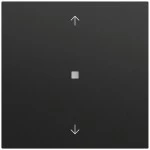 Gira 517274 Taster Wippe 1f Pfeile OneKNX System 70 Schwarz matt lackiert 