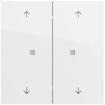 Gira 517470 Taster Wippe 2f Pfeile OneKNX System 70 Reinweiß 