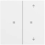 Gira 517572 Taster Wippe 2f unbedruckt Pfeile OneKNX System 70 Reinweiß matt lackiert 