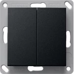 Gira 5178005 Batteriebetriebener RF Wandsender 2fach für KNX mit USB Micro Typ B Schnittstelle 