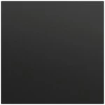 Gira 536074 Bedienaufsatz System 3000 in Schwarz matt lackiert passend für System 70 Programmübergreifend (Zubehör) 