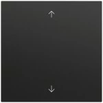 Gira 536174 Bedienaufsatz mit Pfeilsymbolen, schwarz matt lackiert, passend für System 70 Programmübergreifend (Zubehör) 