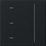 GIRA 5365005 S3000 Touchaufs. System 55 Schwarz m 