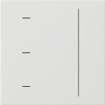 GIRA 536503 S3000 Touchaufs. System 55 Reinweiß 