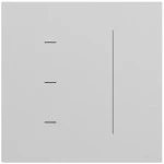 Gira 536576 Touchaufsatz System 3000 in Grau matt lackiert mit LED-Statusanzeige und Speicherfunktion 