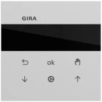 Gira 536676 S3000 Jal.- Schaltuhr Display System 70 Grau matt lackiert 