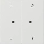 GIRA 5367112 S3000 Jal.-/Schaltuhr BT Pfeile Flächenschalter Reinweiß 