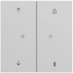 Gira 536776 Jalousie- und Schaltuhr mit Bluetooth-Steuerung und Pfeilsymbolen 