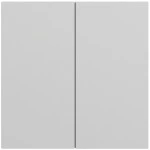 Gira 537076 Wippe 2f unbedruckt System 70 Grau matt lackiert 