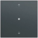 Gira 538273 Bedienaufsatz mit Bluetooth-Pfeilsymbolen für System 70 und System 3000 in Anthrazit matt lackiert 