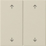 GIRA 538701 Wippe 2f Pfeile System 55 Cremeweiß 