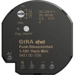 Gira 542100 Die eNet Funk Steuereinheit ermöglicht das Schalten und Dimmen von Leuchten mit 1 - 10 V-Schnittstelle 