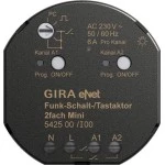 GIRA 542500 Funk Schalt-/Tastaktor 2f Mini Gira eNet 
