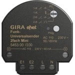 GIRA 545300 Funk Uni-Sender 2f Mini Gira eNet 