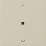 GIRA 549401 Gira eNet Funk Bedienaufs. Pfeile System 55 Cremeweiß 