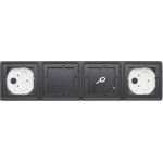 GIRA 5504902 AP-Gehäuse 4f System 106 Verkehrsweiß(lack.) 