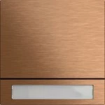 Gira 5531921 Vandalismussicheres, kratzfestes Ruftastenmodul mit angenehmer Bedienung 