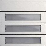 GIRA 5533926 Ruftastenmodul 3f System 106 Aluminium 