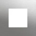 Gira 5545920 Frontplatte aus Edelstahl passend für System 106 mit Keyless-Funktion und Fingerprintmodul 
