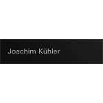 GIRA 5549925 Ruftaste beschr. System 106 Schwarz m(lack.) 