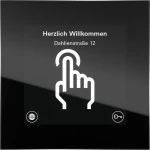 Gira 5564000 Das Rufdisplaymodul IP mit 4" IPS Volltouch-Display erweitert die Türstation System 106 um intuitive 