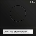 GIRA 5565925 Türstationsmod. System 106 Schwarz m(lack.) 