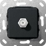 GIRA 565010 SAT-F-Buchse Kpl. Einsatz Schwarz m 