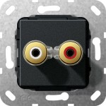 GIRA 566510 WBT-0710 Cu nextgen™ K-Schuh Lötanschl. Einsatz Schwarz m 