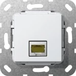 GIRA 569503 MJ RJ45 Cat.6A 10 Gbit Kpl. Einsatz Reinweiß 