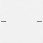 GIRA 575127 Wippenset 1f Tastsens.4.55 Reinweiß m 