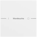 Gira 576170 Wippenset 1-fach individuell passend für Tastsensor 4.70 in Reinweiß glänzend aus der Serie System (Zubehör) 
