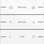 GIRA 576303 Wippenset 3f indiv. Tastsens.4.55 Reinweiß 