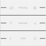 GIRA 576327 Wippenset 3f indiv. Tastsens.4.55 Reinweiß m 