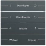 Gira 576473 Wippenset 4-fach individuell für Tastsensor 4.70 in anthrazit lackiert (Zubehör) 