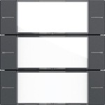 GIRA 577328 Wippenset 3f BSF Tastsens.4.55 Klar/Anthrazit 