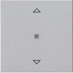 Gira 822126 Ersatzteil Abdeckung eNet Funk Aufsatz Jalousie-Steuertaster System 55 Farbe Alu 