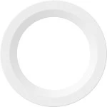 Gira 8306530 Schmaler Designring in Weiß passend für Präsenzmelder Mini von 