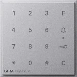 Gira 851365 Aufsatz Codetastatur in Aluminiumoptik passend für die Serie TX_44 von 