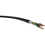 Gummischlauchleitung H07RN-F 4G25mm² schwarz Meterware 