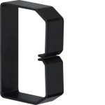 Hager B600803 Klammer aus PVC zu Verdrahtungskanal BA6 60x80mm schwarz 