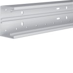 Hager BR6510017035 Brüstungskanal-Unterteil PVC frontrastend BR 68x100mm Oberteil 80mm lichtgrau 2 Meter 