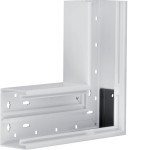 Hager BR6510057035 Flachwinkel aus Grundprofil zu BR 68x100mm Oberteil 80mm lichtgrau 