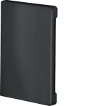 Hager BR6510069011 Endstück schnittkaschierend zu BR/H/N/A 68x100mm Oberteil 80mm halogenfrei graphitschwarz 