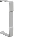 Hager BR6517077035 Schnittkaschierung zu BR/H/N/A/S 68x170mm Oberteil 80mm aus Stahlblech lichtgrau 