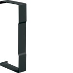 Hager BR6517079011 Schnittkaschierung zu BR/H/N/A/S 68x170mm Oberteil 80mm aus Stahlblech graphitschwarz 